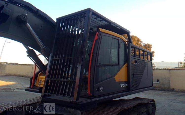 VOLVO PELLE EXCAVATOR EC220EL 25T + BLINDAGE ACIER 687H OR 316471