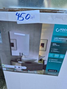 autre Lot de 2 miroirs led de 60x70cm, 6W , 660 lumens marque Focco  392