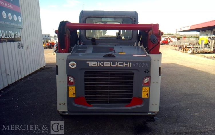 TAKEUCHI CHARGEUR TL10V-2  + GODET + TABLIER FOURCHE 175H AN2023 GRIS 62024