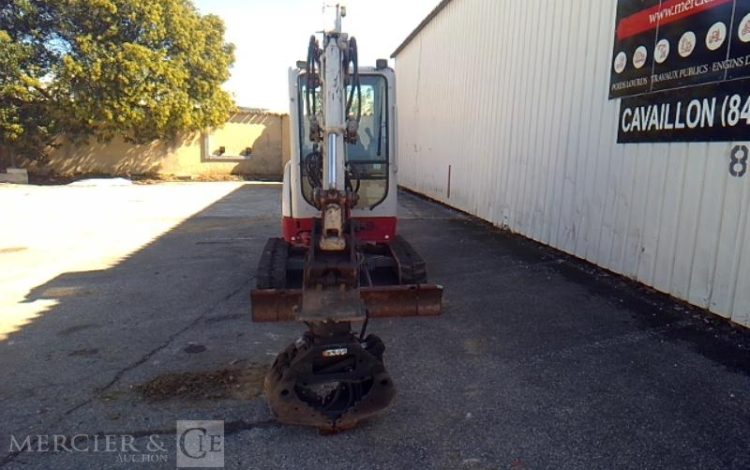 TAKEUCHI MINIPELLE TB 225 2T4 2073H AN2021 + PINCE MARTIN UG AN2021 GRIS 66401