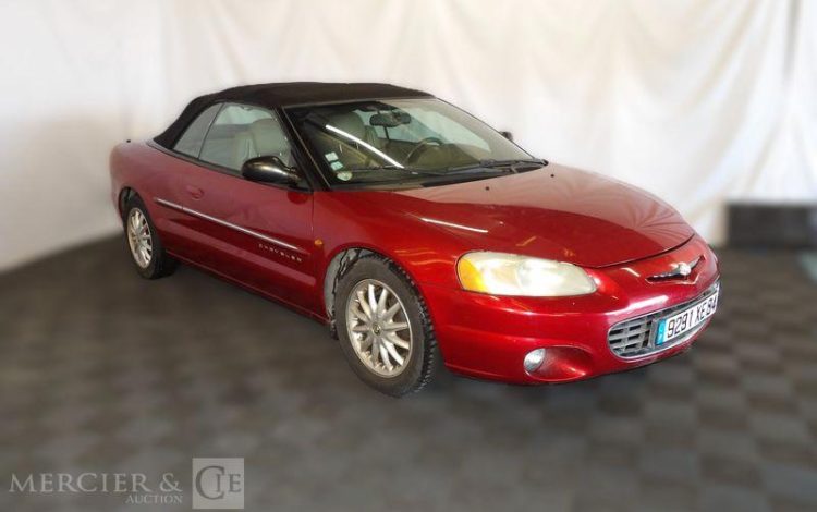 CHRYSLER SEBRING CABRIOLET ROUGE 9291XE84