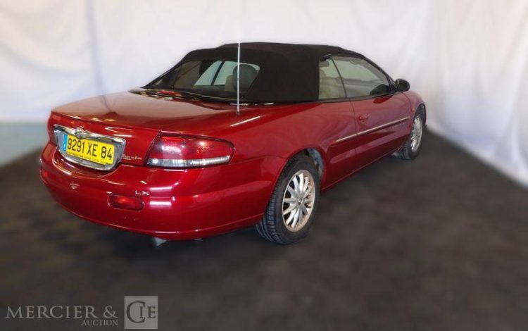 CHRYSLER SEBRING CABRIOLET ROUGE 9291XE84