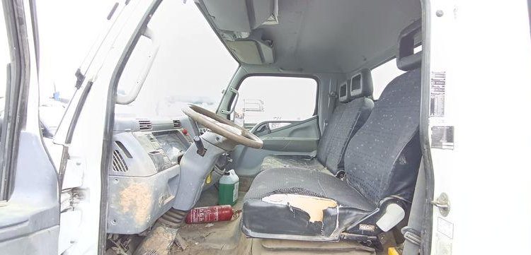 MITSUBISHI CANTER BENNE AVEC GRUE HIAB MODELE XS BLANC 997BDW69