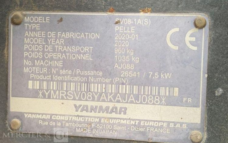 YANMAR SV08-1A(S)  AJ088