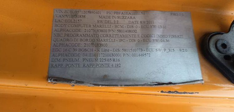 IVECO 35S11   EQUIPE NACELLE 16M  BY-337-SD