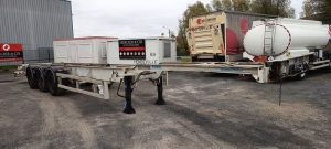 ASCA SEMI REMORQUE PORTE CONTAINER 3 ESSIEUX – PTAC 38 TONNES – ANNEE 2012  CJ-635-CG
