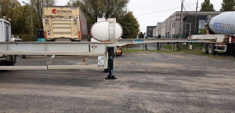 ASCA SEMI REMORQUE PORTE CONTAINER 3 ESSIEUX – PTAC 38 TONNES – ANNEE 2012  CJ-635-CG