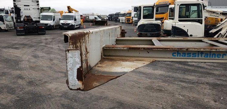 ASCA SEMI REMORQUE PORTE CONTAINER 3 ESSIEUX – PTAC 38 TONNES – ANNEE 2012  CJ-635-CG