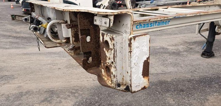 ASCA SEMI REMORQUE PORTE CONTAINER 3 ESSIEUX – PTAC 38 TONNES – ANNEE 2012  CJ-635-CG