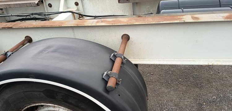ASCA SEMI REMORQUE PORTE CONTAINER 3 ESSIEUX – PTAC 38 TONNES – ANNEE 2012  CJ-635-CG