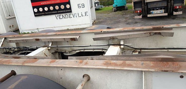 ASCA SEMI REMORQUE PORTE CONTAINER 3 ESSIEUX – PTAC 38 TONNES – ANNEE 2012  CJ-635-CG