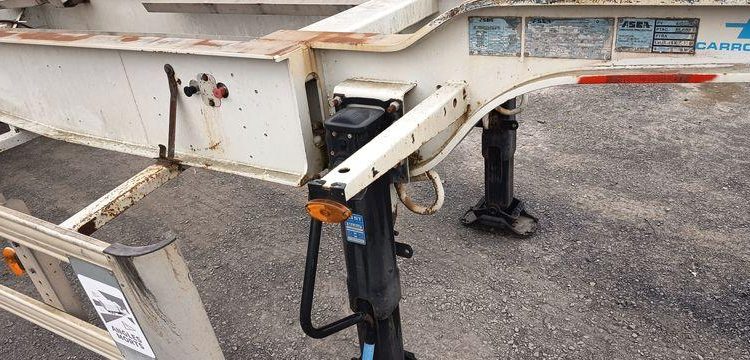 ASCA SEMI REMORQUE PORTE CONTAINER 3 ESSIEUX – PTAC 38 TONNES – ANNEE 2012  CJ-635-CG