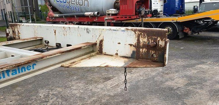 ASCA SEMI REMORQUE PORTE CONTAINER 3 ESSIEUX – PTAC 38 TONNES – ANNEE 2012  CJ-635-CG