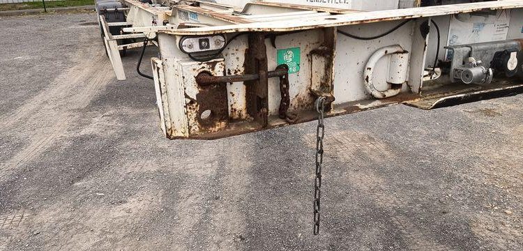 ASCA SEMI REMORQUE PORTE CONTAINER 3 ESSIEUX – PTAC 38 TONNES – ANNEE 2012  CJ-635-CG