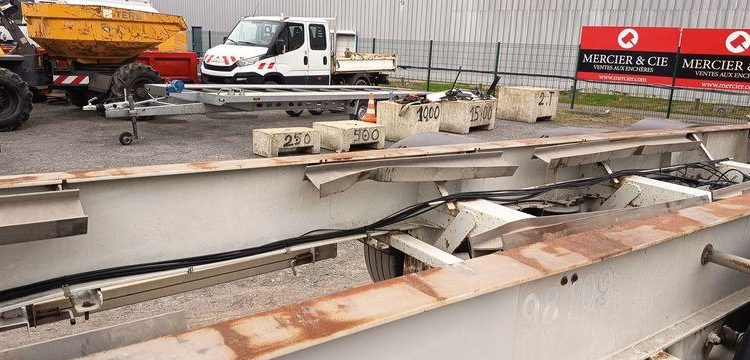 ASCA SEMI REMORQUE PORTE CONTAINER 3 ESSIEUX – PTAC 38 TONNES – ANNEE 2012  CJ-635-CG