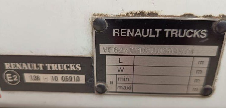 RENAULT PREMIUM LANDER 380 DXI 6X2 AVEC GRUE HMF ET BRAS AMPLIROLL MARREL – 239076 KMS BLANC CT-994-DY