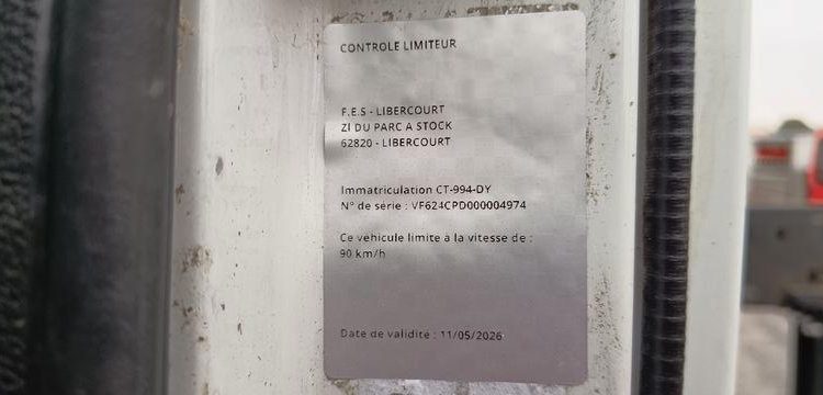 RENAULT PREMIUM LANDER 380 DXI 6X2 AVEC GRUE HMF ET BRAS AMPLIROLL MARREL – 239076 KMS BLANC CT-994-DY
