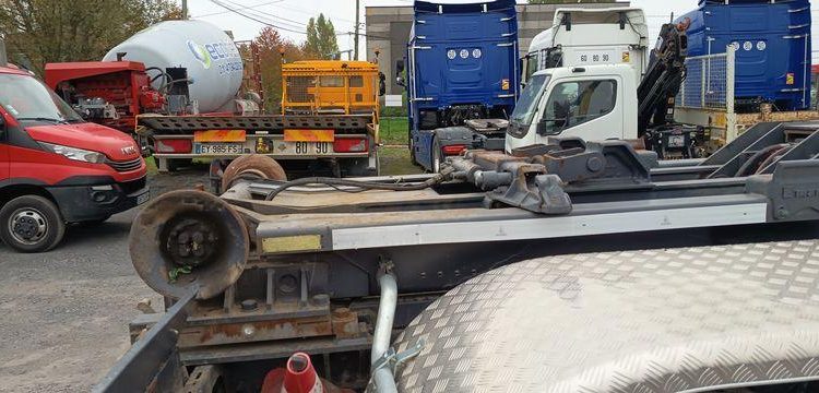 RENAULT PREMIUM LANDER 380 DXI 6X2 AVEC GRUE HMF ET BRAS AMPLIROLL MARREL – 239076 KMS BLANC CT-994-DY