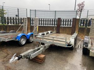 MOIROUD REMORQUE PORTE ENGIN 3 ESSIEUX PTAC 3500KG  DP-278-VJ