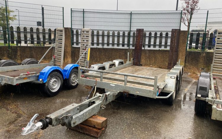 MOIROUD REMORQUE PORTE ENGIN 3 ESSIEUX PTAC 3500KG  DP-278-VJ