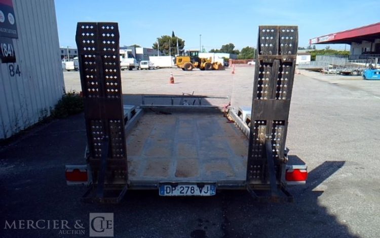 MOIROUD REMORQUE PORTE ENGIN 3 ESSIEUX PTAC 3500KG  DP-278-VJ