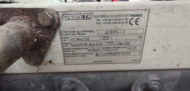 IVECO 35C15  BENNE DOUBLE CABINE  DQ-269-EV