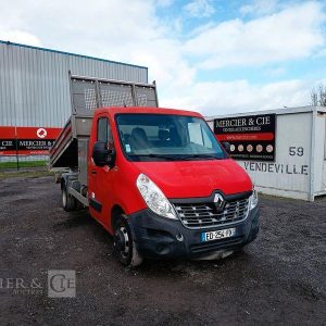 RENAULT MASTER BENNE SIMPLE CAB- COFFRE ROUGE ED-254-FX