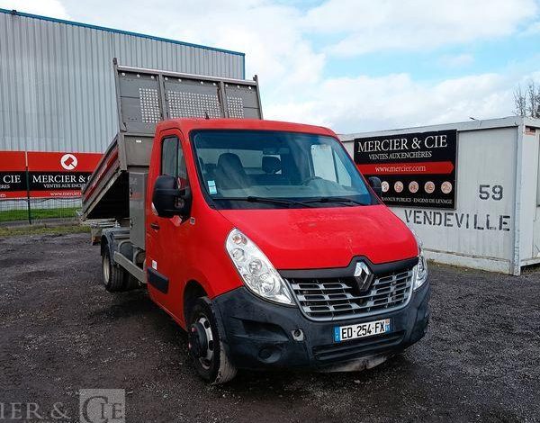 RENAULT MASTER BENNE SIMPLE CAB- COFFRE ROUGE ED-254-FX
