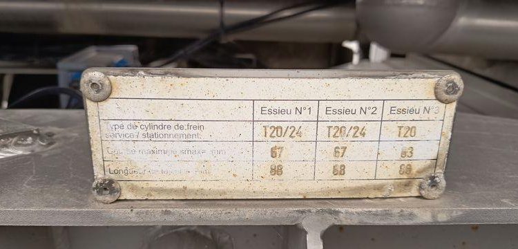 ETA SEMI REMORQUE SR3A CITERNE ALIMENTAIRE  EF-176-MJ