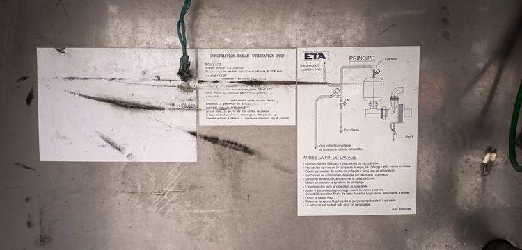 ETA SEMI REMORQUE SR3A CITERNE ALIMENTAIRE  EF-176-MJ