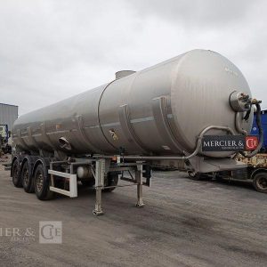 ETA SEMI REMORQUE SR3A CITERNE ALIMENTAIRE 3 ESSIEUX – PTAC : 38 TONNES – ANNEE 2016  EF-194-WZ