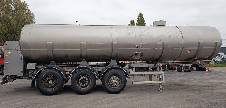 ETA SEMI REMORQUE SR3A CITERNE ALIMENTAIRE 3 ESSIEUX – PTAC : 38 TONNES – ANNEE 2016  EF-194-WZ