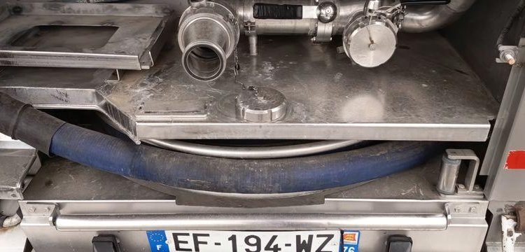 ETA SEMI REMORQUE SR3A CITERNE ALIMENTAIRE 3 ESSIEUX – PTAC : 38 TONNES – ANNEE 2016  EF-194-WZ