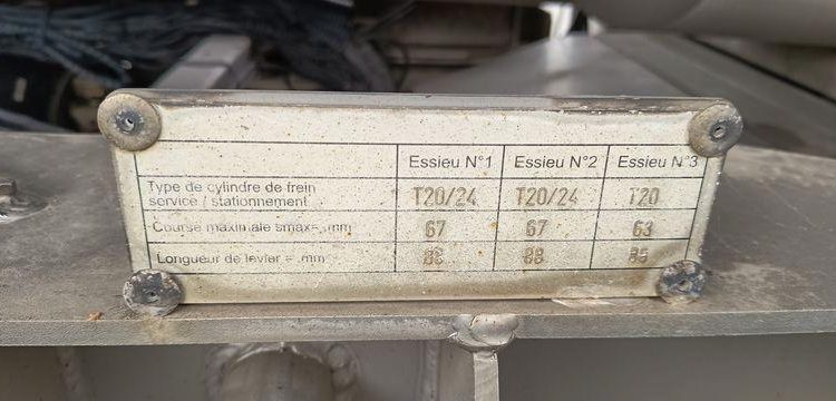 ETA SEMI REMORQUE SR3A CITERNE ALIMENTAIRE  EF-194-ZW