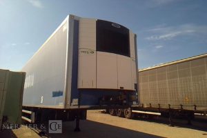 LECITRAIL SEMI REMORQUE HAYON FRIGO 3 ESSIEUX PTAC 38T BLEU EJ-313-TY