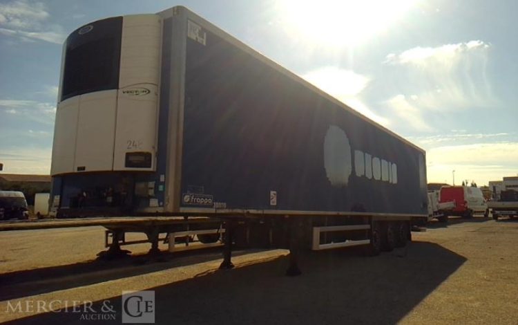LECITRAIL SEMI REMORQUE HAYON FRIGO 3 ESSIEUX PTAC 38T BLEU EJ-313-TY