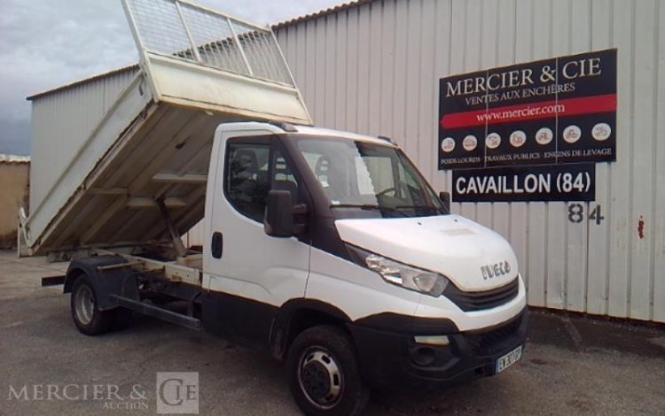 IVECO 35C14 – CAMION BENNE SIMPLE CABINE COFFRE  EN-307-GP