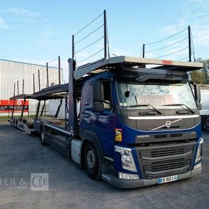 VOLVO VOLVO FM 420 PORTE VOITURE AVEC REMORQUE GA-135-PZ BLEU ER-150-LV
