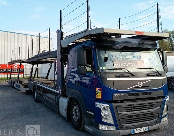 VOLVO VOLVO FM 420 PORTE VOITURE AVEC REMORQUE GA-135-PZ BLEU ER-150-LV
