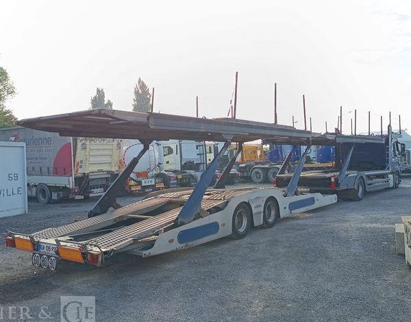 VOLVO VOLVO FM 420 PORTE VOITURE AVEC REMORQUE GA-135-PZ BLEU ER-150-LV