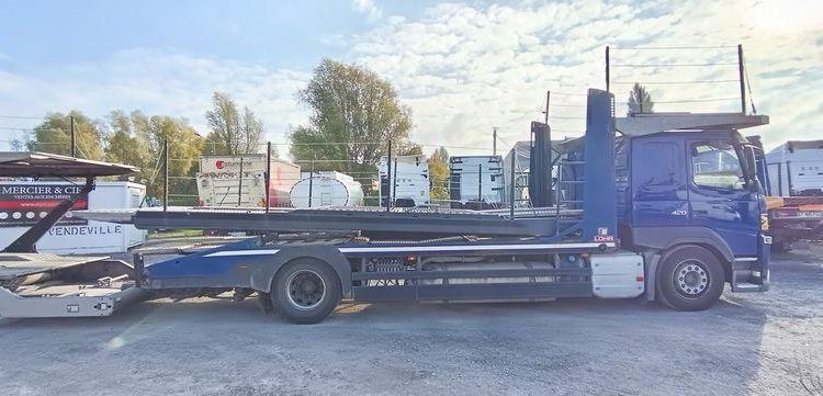 VOLVO VOLVO FM 420 PORTE VOITURE AVEC REMORQUE GA-135-PZ BLEU ER-150-LV