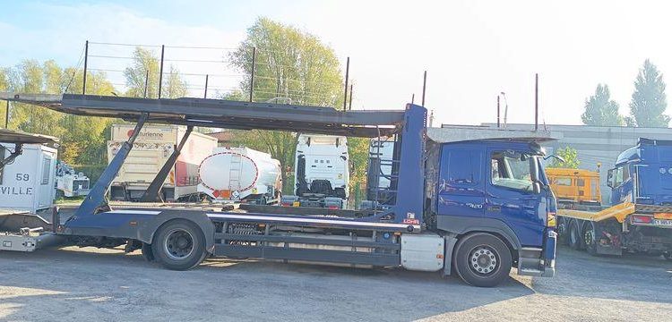 VOLVO VOLVO FM 420 PORTE VOITURE AVEC REMORQUE GA-135-PZ BLEU ER-150-LV