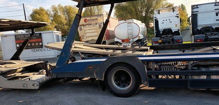 VOLVO VOLVO FM 420 PORTE VOITURE AVEC REMORQUE GA-135-PZ BLEU ER-150-LV