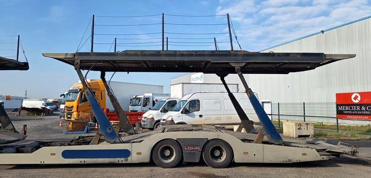VOLVO VOLVO FM 420 PORTE VOITURE AVEC REMORQUE GA-135-PZ BLEU ER-150-LV