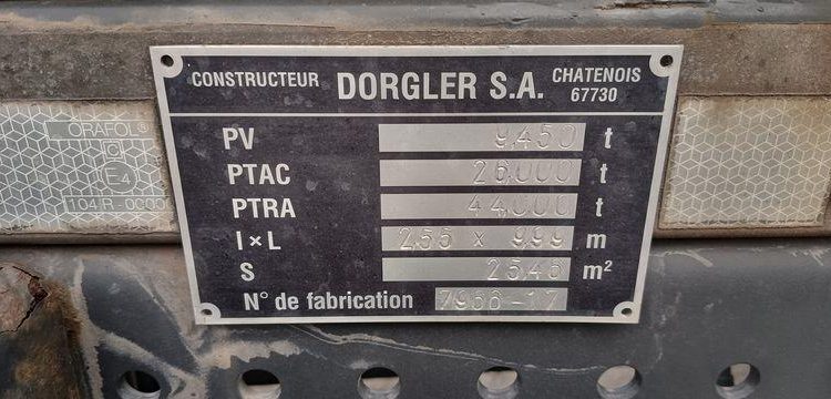 MERCEDES PORTEUR ACTROS 2543 PORTE CONTAINER AVEC REMORQUE PORTE CONTAINER BLANC ER-225-TQ