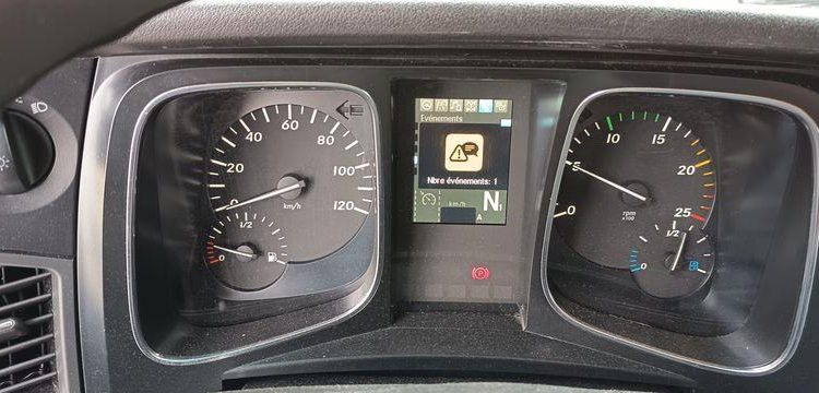 MERCEDES PORTEUR ACTROS 2543 PORTE CONTAINER AVEC REMORQUE PORTE CONTAINER BLANC ER-225-TQ