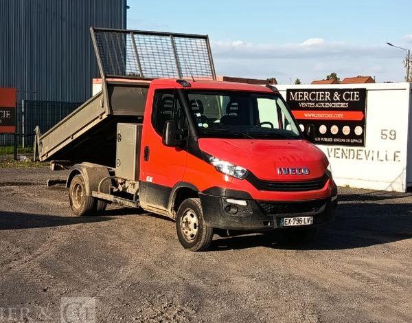 IVECO 35C12 – BENNE SIMPLE CABINE COFFRE  EX-796-LV