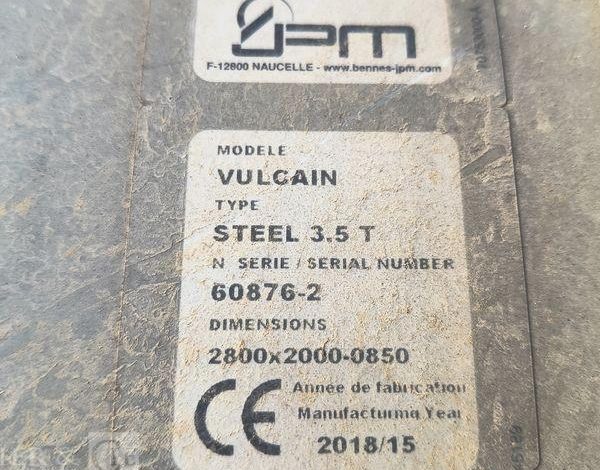 IVECO 35C12 – BENNE SIMPLE CABINE COFFRE  EX-796-LV
