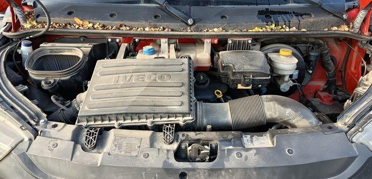 IVECO 35C12 – BENNE SIMPLE CABINE COFFRE  EX-796-LV