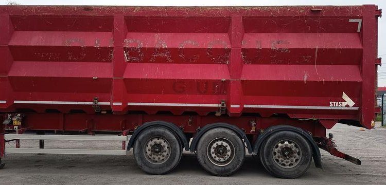 STAS BENNE A FERRAILLE 60M3 3 S300CX 3  ESSIEUX – PTAC : 42 TONNES – ANNEE 2017  GE-110-YZ
